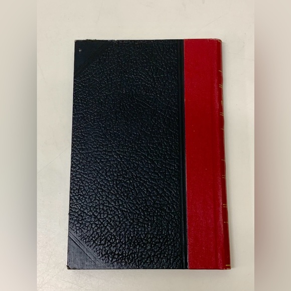 Mid Century Vtg Faux Leather Bound Hardcover D.E. Ledger Account Book - Picture 5 of 7